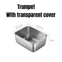 Diskon 304 Food Tray Japanese Style Durable Refrigerator Storage Kitchen Food Storage Dishes