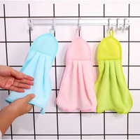 F4vrt3 Kain Lap Tangan Polos Hand Towel Warna Handuk Gantung Serbaguna