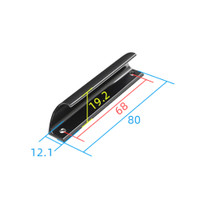 Door Handle Solid Wood Sliding Metal High-Strength Handle Cabinet Door Balcony Gate Furniture Household Aluminum Alloy Parts