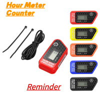 Waterproof LCD Resettable Hour Meter Counter Maintenance Reminder In