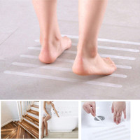 (IMPORT) 24Pcs Non Slip Stickers Safety Tape Pads for Bathtub Shower Waterproof Rubber Bathroom Anti-Slip Sticker Bathroom Accessories