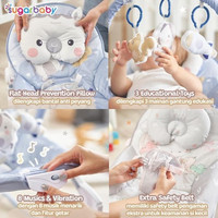 ready TB Bouncer Bayi Baby Sugar 10 In 1 Premi Rocker Sugarbaby