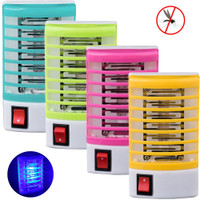 Mini Mosquito Lamp LED Night Light Household Electronic Mosquitos Repellent Lighting Socket EU Plug Fly Insect Killer Catcher