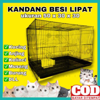 Kandang Besi Lipat 5x3x3 Kandang Kucing Kandang Kelinci Kandang Anjing