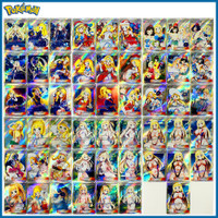 Anime Pokemones DIY ACG Iono Haruto Aoi Lillie Lusamine Rainbow Flash Boy Game Toys Collectible Cards Christmas Birthday Gifts