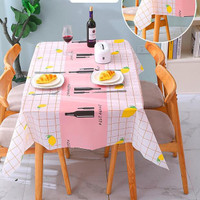 NEW Taplak Meja MODERN PINK restaurant 137X180cm