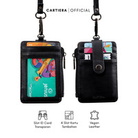 di jual,CARTIERA VEX Lanyard ID Card Pria Wanita Lanyard Kulit Lanyard Caseterlaris