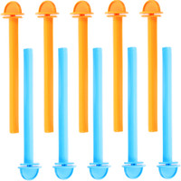 10 Pcs Bird Standing Stick Toy Ca Plastic Perch Parakeet