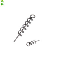 JSM 20pcs/lot Soft fishing Bait connector Worms lure Spring