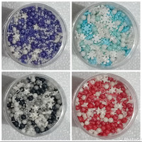 SPRINKLE MIX BINTANG / TRIMIT / MUTIARA HIASAN KUE KEMASAN 5 GRAM