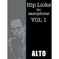 Buku Saxophone Alto - Hip Licks for Saxophone Vol.1 - Include CD