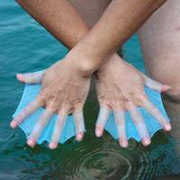 Sarung Tangan Renang Silicon/swimming gloves/Selaput Tangan Katak