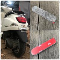 New Trend! premium 1pcs mata kucing motor reflectors mobil motor vespa piaggio universal putih