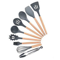 New Item! Set Alat Masak Dapur Spatula Silicon 9 PCS - RFKT397