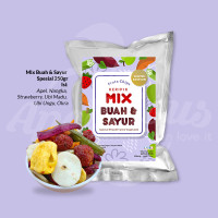 APELICIOUS KERIPIK BUAH MIX 250g (MIX 6 BUAH) / KERIPIK BUAH SAYUR MIX 350g Fruta Apelicious