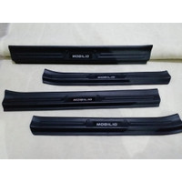 Sillplate / Sill Plate Pintu Samping Plastik Hitam Honda Mobilio JSL