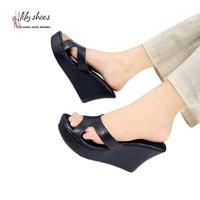 LILY SHOES - Calle Wedges Sendal Selop Wanita