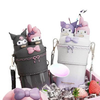 Botol Minum Sanrio Botol Minum Stainless Kuromi Melody 2In1 Premium