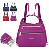Outdoor Nylon Material Waterproof Women's Small Backpack