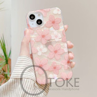 CASE SPARKLING FLOWER MARMER FOR IPHONE 11 12 13 14 15 PLUS PRO MAX BEST SELLER