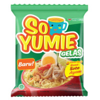 Mie Gelas So Yumie Gelas 30GR 1 Renceng Isi 10 Sachet