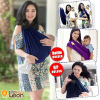 NEW PRODUCT GENDONGAN BAYI KAOS BABY LEON GEOS SELENDANG BAYI WRNA NAVY