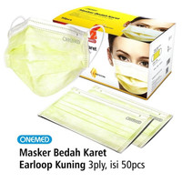 WO041 MaskerBedah Medis Earloop 50pcs Berkualitas