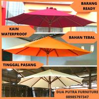 KAIN PAYUNG TAMAN PARASIT, KAIN PAYUNG OUTDOOR, KAFE, RESTORAN, VILA
