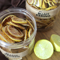 SUPEERRR| Lemon Lokal Iris Kering | Dried Lemon | Buah Kering by Jamu Gendul 88 | Kualitas Premium