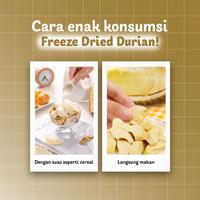 GOOD| URSNACKS Freeze Dried Durian - Snack Keripik Durian Kering