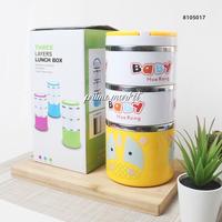 Promo Rantang Makanan 3 Tingkat / Rantang Susun 3 Stainless Steel