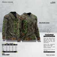 Baju Hoodie Kamuflase Hunting Camo dan Kaos Berburu Lengan Panjang Camo untuk Pria Motif All Country