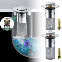 Isolate Odor and Prevent Cockroaches-Stainless Steel Floor Drain Filter