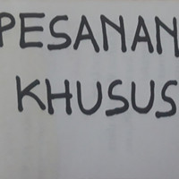 TERBATAS! Pesanan Khusus 3