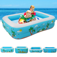 120-150CM Family Inflatable Swimming Pool 3-Ring Thicken Store QW