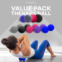 Promo Therapy Ball Massage Ball Value Pack Svarga Yoga Ball - Hitam Elegan