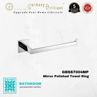※Bestseller※ Germany Brilliant Towel Ring Stainless Mirror Gbss7004Mp