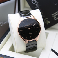 JAM TANGAN PRIA ALEXANDRE CHRISTIE AC 8610 BLACK ROSEGOLD