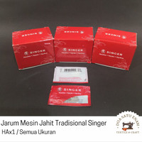 jarum mesin jahit SINGER ,ECERAN per 1 pack isi 10 jarum