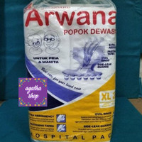 Pempers Dewasa Arwana perekat isi 12 pcs XL Adult Diapers Pempers XL