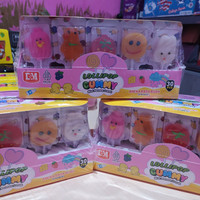 POPULER" GUMMY LOLIPOP - GUMMY LUNAK KARAKTER 30 PCS