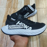 BISA FAKTUR! Sepatu Hoka One One Carbon X 2 Black White