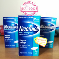 NICOTINELL MINT CHEWING GUM (PERMEN STOP ROKOK) - 96 PIECES AUSTRALIA