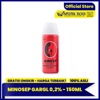 MINOSEP GARGL 0,2% 150ML | Obat Kumur / dapat meringankan sariawan