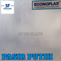 D15KOnn  Fiber Plastik Penutup Pagar ECONOPLAS 55 PASIR Meteran