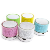 Come!! Speaker Bluetooth S10 CRECK Effect Motif Retak Mini S10 Lampu LED A2DP