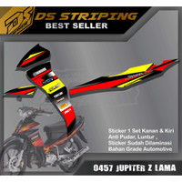 0457 Stiker Striping Lis Variasi Jupiter Z Burhan Beluk Simpel Grafis