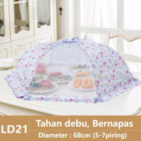 TOMUMUDA COD Tudung Saji Panjang Penutup Makanan TD21 Lace Food Cover