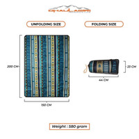 MATRAS FOIL ETNIK MATTRESS 3 LAYER CAMPING PIKNIK DHAULAGIRI