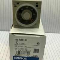 PTR timer omron H3CR A8/100-240volt AC (original asli omron)